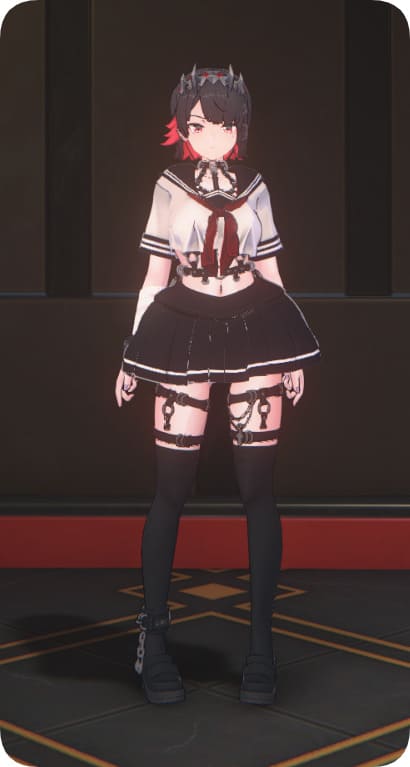 艾莲-锁链校服