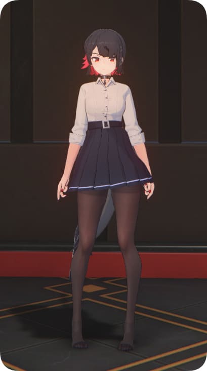 艾莲-校服丝袜无鞋