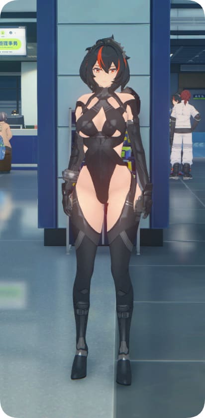 朱鸢-黑色西服