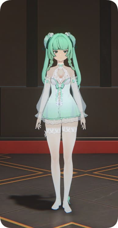 青衣 小梵天泳装 透明版