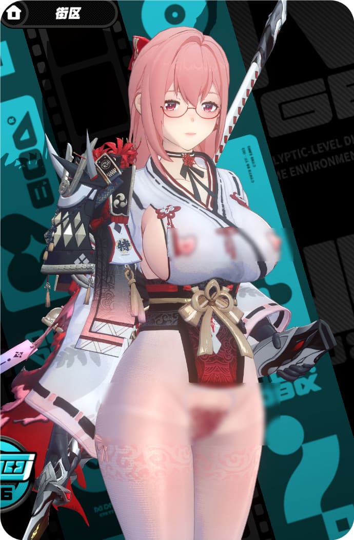 月城柳-白丝巫女-阴毛