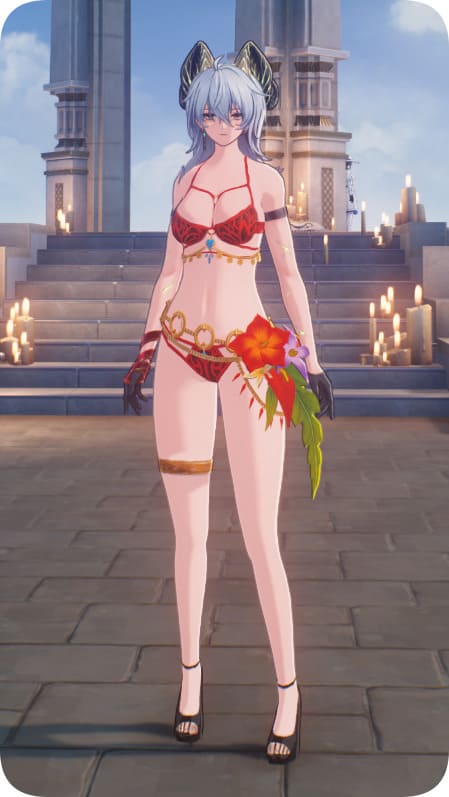 赞妮 魅魔泳装