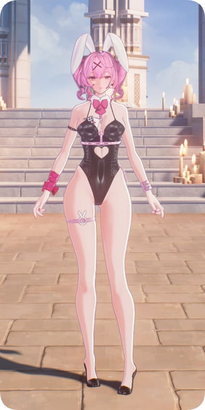 椿 兔女郎 / Camellya bunny girl