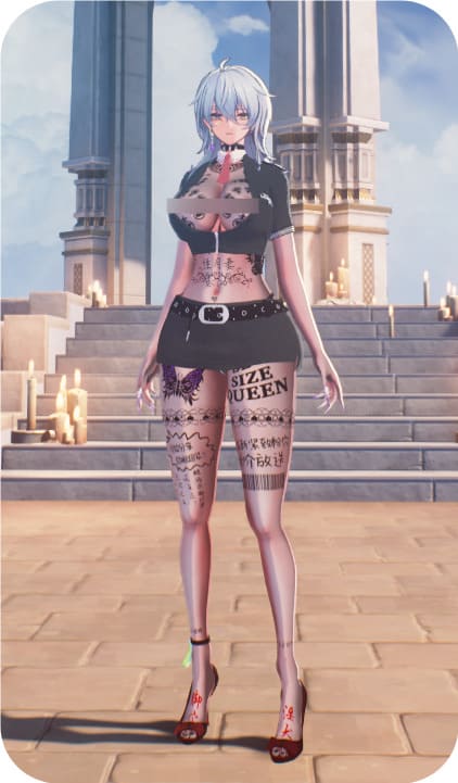赞尼-黑丝 QOS / Zani black stockings