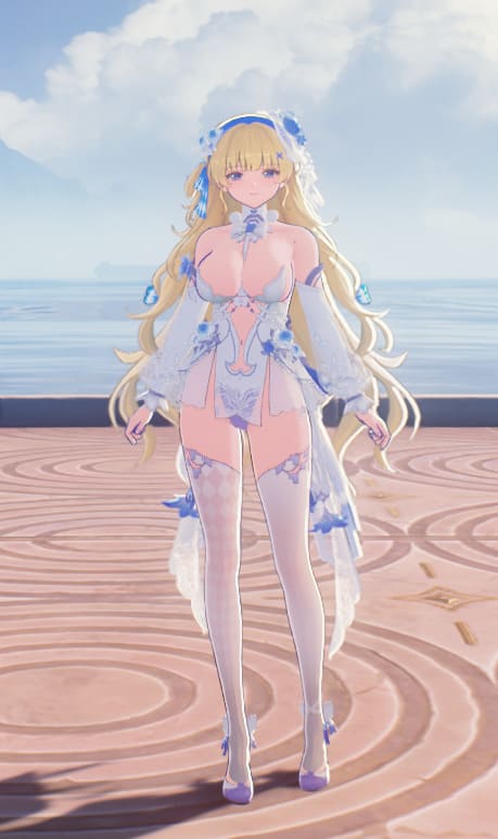菲比 性感婚纱